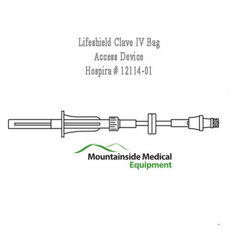 Hospira LifeShield Clave IV Bag Access Device 50Case